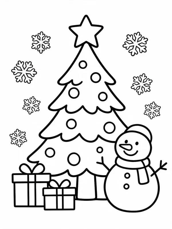 Ausmalbild Weihnachten bei Mutonia